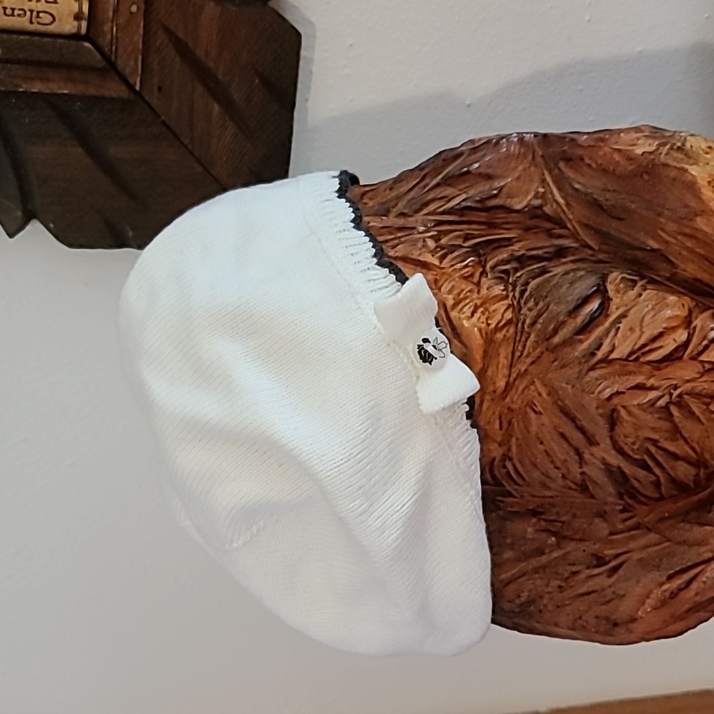 CLEARANCE Janie & Jack Cream Bow Beret